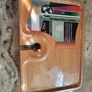 Brand new Bamboo Wine Caddy